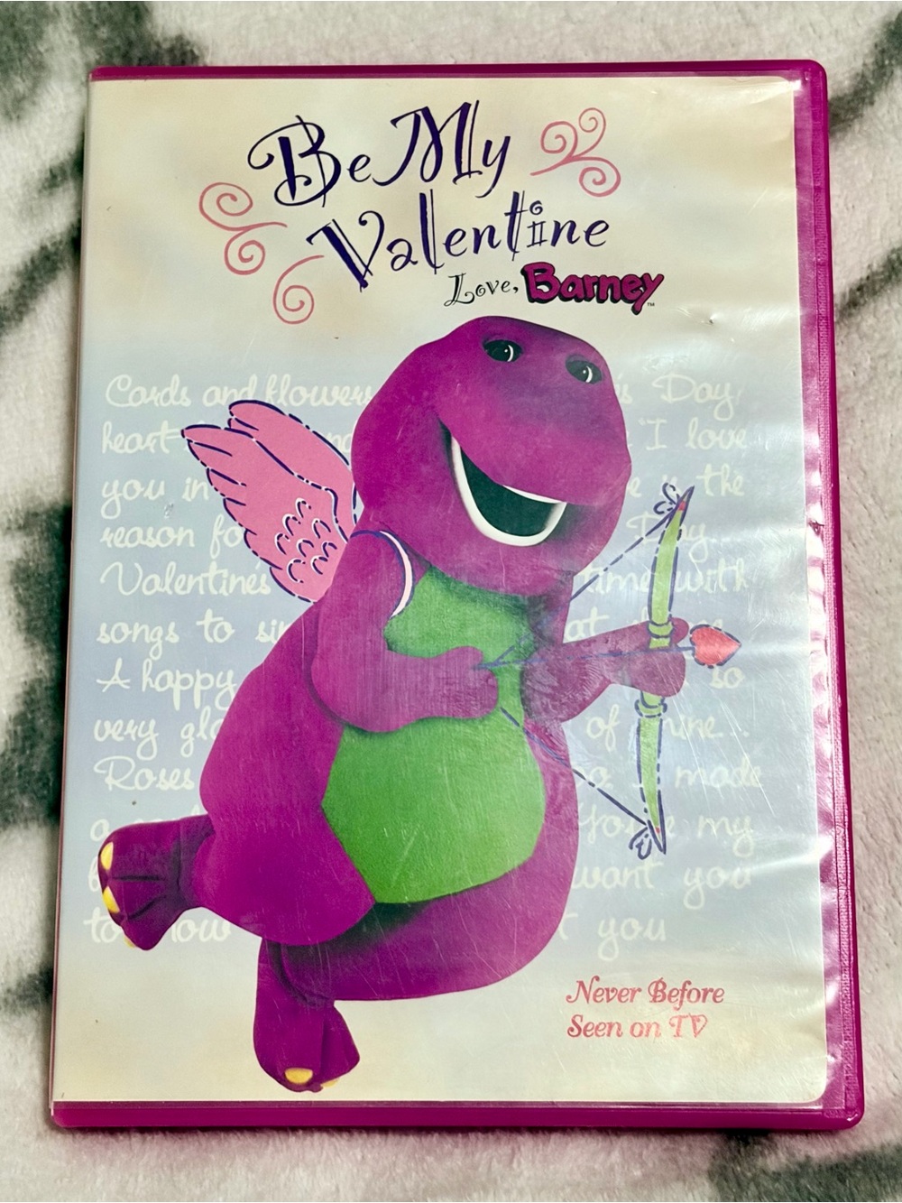 Barney: “Be My Valentine Love” Special Edition Pink DVD (2005)/Working Condition
